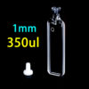 QM48, 1mm 0.35mL Spectromètre stopper Cuvette