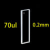 QS23, 0.2mm 70uL Ultra Short Path Długość Kuwety kwarcowe