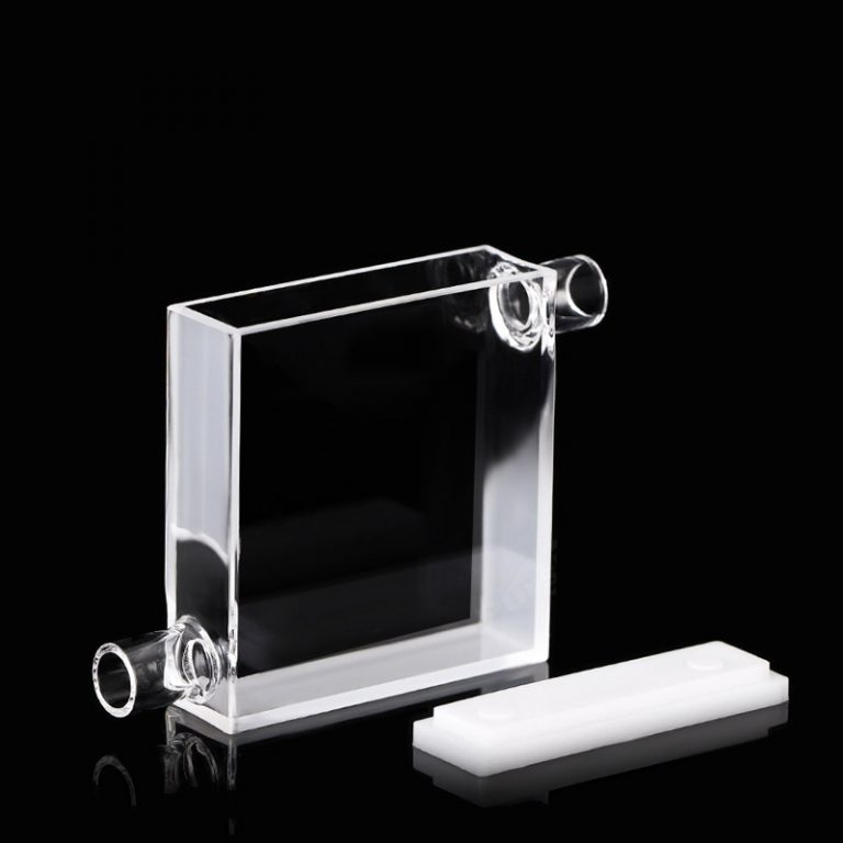 QB23, 10 mm Large Aperture Flow Cells with Open Top – CotsLab