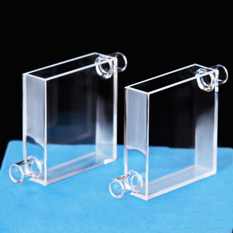 QB23, 10 mm Large Aperture Flow Cells with Open Top – CotsLab