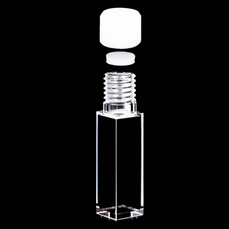 UV Quartz Cuvette – 5 Mm Pathlength, 1.75 Ml Volume, 190-2500 Nm Spectral Range